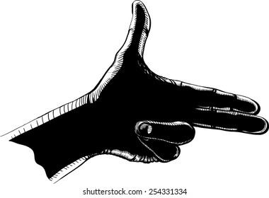 fingers shoot black