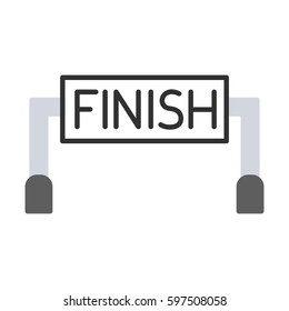 Finish banner