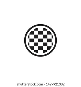 Finish flag banner logo icon vector template design