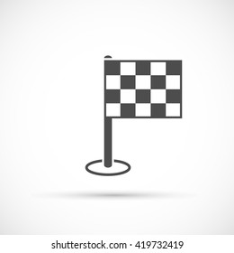 Finish flag icon