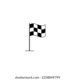 Finish flag icon isolated vector graphics