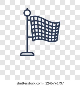 Finish flag icon. Trendy Finish flag logo concept on transparent background from Startup Strategy and Success collection