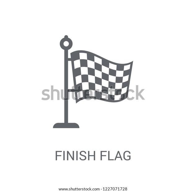 Finish flag icon.\
Trendy Finish flag logo concept on white background from Startup\
Strategy and Success collection. Suitable for use on web apps,\
mobile apps and print\
media.