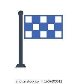 Finish, flag icon, Vector graphics