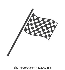 Finish Flag icon Vector Illustration on the white background.
