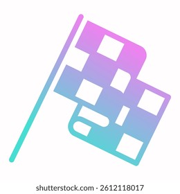 Finish Icon Element For Design
