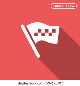 Finish icon illustration isolated vector sign symbol