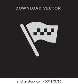 Finish icon illustration isolated vector sign symbol