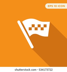Finish icon illustration isolated vector sign symbol