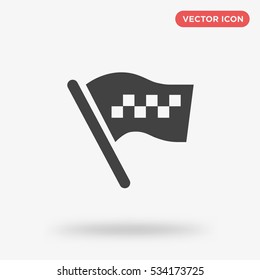 Finish Icon Illustration Isolated Vector Sign Symbol