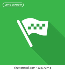 Finish icon illustration isolated vector sign symbol