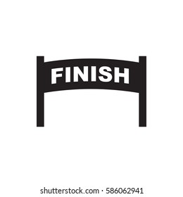 finish icon illustration isolated vector sign symbol