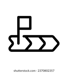 Finish Icon Vector Symbol Design Illustration