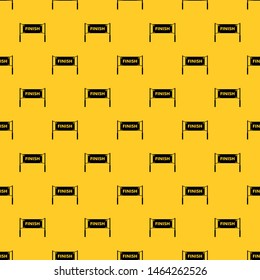 Finish line gates pattern seamless vector repeat geometric yellow for any design