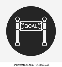 Finish line icon