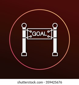Finish line icon
