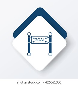 Finish line icon