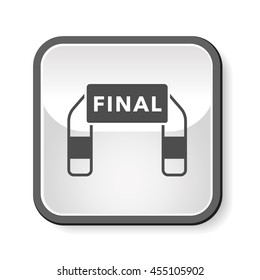 Finish line icon