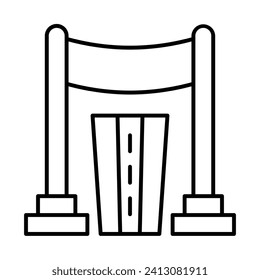 Finish Line Icon Design For Personal And Commercial Use.