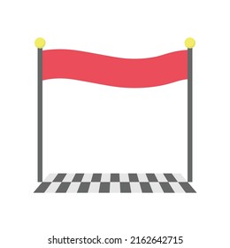 finish line icon design template vector illustration