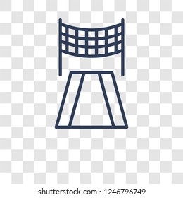 Finish line icon. Trendy Finish line logo concept on transparent background from Startup Strategy and Success collection