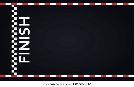 Finish line icon. vector illustration