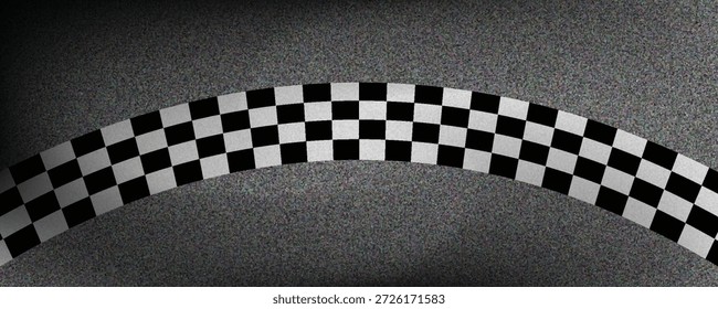 Linha de acabamento corrida de fundo vista superior, asfalto texturizado com linha de chegada.