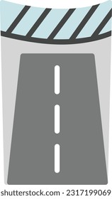 Finish Line Vector Icon Flat Style