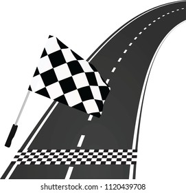 Finish line. vector illustration