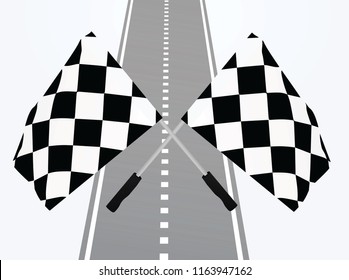 Finish line. vector illustration