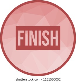 Finish , Marathon Icon