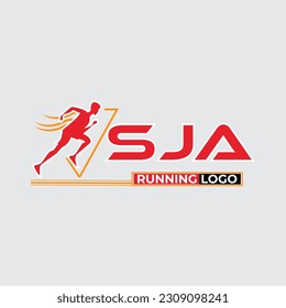 Finish, ribbon, Marathon with sports club, running club and fitness vector logo design.