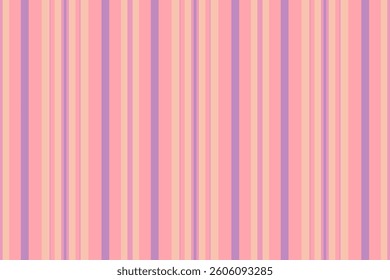 Finish textile lines vertical, modern fabric background pattern. Packaging texture stripe seamless vector in red and light colors palette.