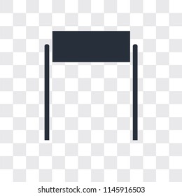 Finish vector icon isolated on transparent background, Finish logo concept