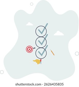 Terminar o trabalho e alcançar o objetivo, a responsabilidade, o esforço, a produtividade ou a eficiência para completar o projeto, o desafio ao conceito de sucesso.
