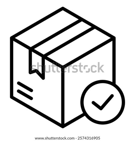 Finished Goods Icon Element For Design