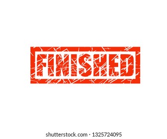 Finished red stamp