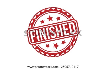 Finished rubber stamp on white background. Finished Stamp.