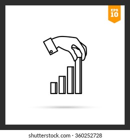 Finishing bar chart
