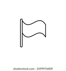 Finishing Flag line illustration vector line icon icons design