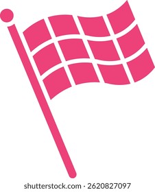 Finishing Flag vector icon. Can be used for printing, mobile and web applications.