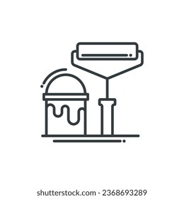 Finishing icon, Finishing vector illustration