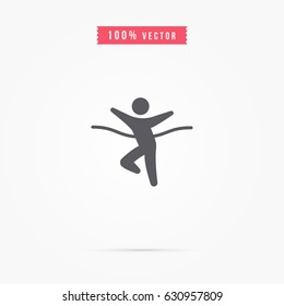 finishing the race icon
