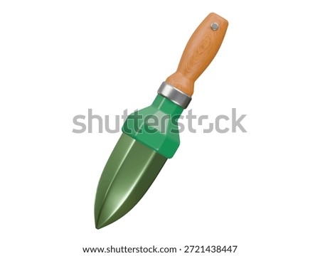 finishing scraper icon 3d illustration render
