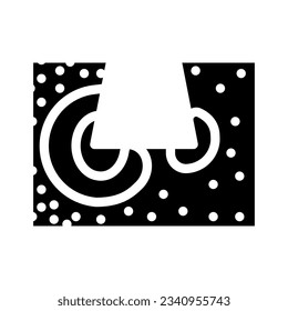finite element analysis mechanical engineer glyph icon vector. finite element analysis mechanical engineer sign. isolated symbol illustration