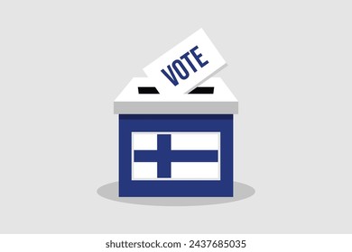 Concepto de ilustración vectorial plana y minimalista. Votar Elecciones de Arte Conceptual.