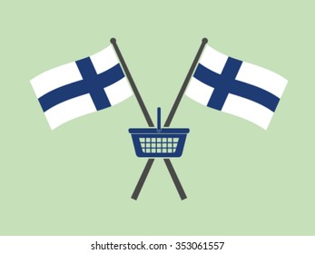 Finland Emblem Basket