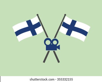 Finland Emblem Flag Movies
