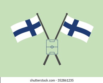 Finland Emblem Soccer