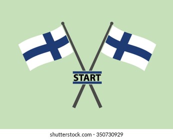 Finland Emblem Start Line